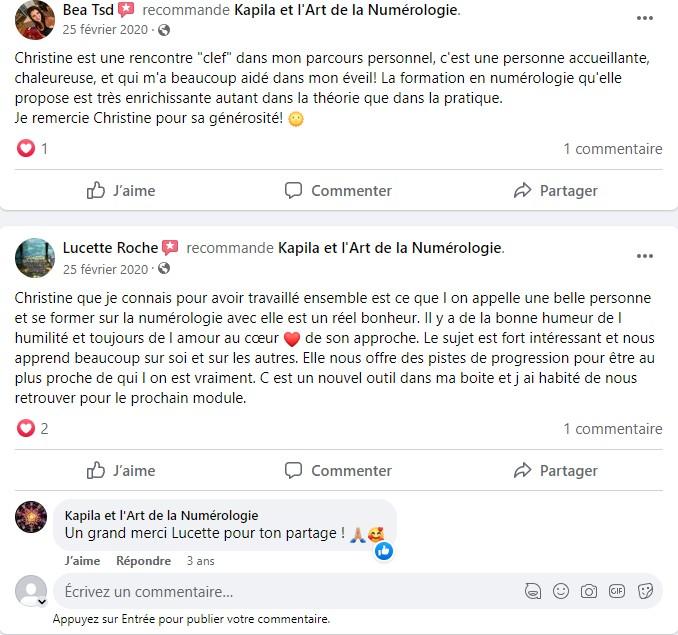 Avis facebook